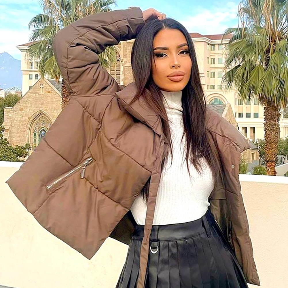 SOLD!!! BNWT Fashion Nova - Caught in the cold puffer Jacket Size XL